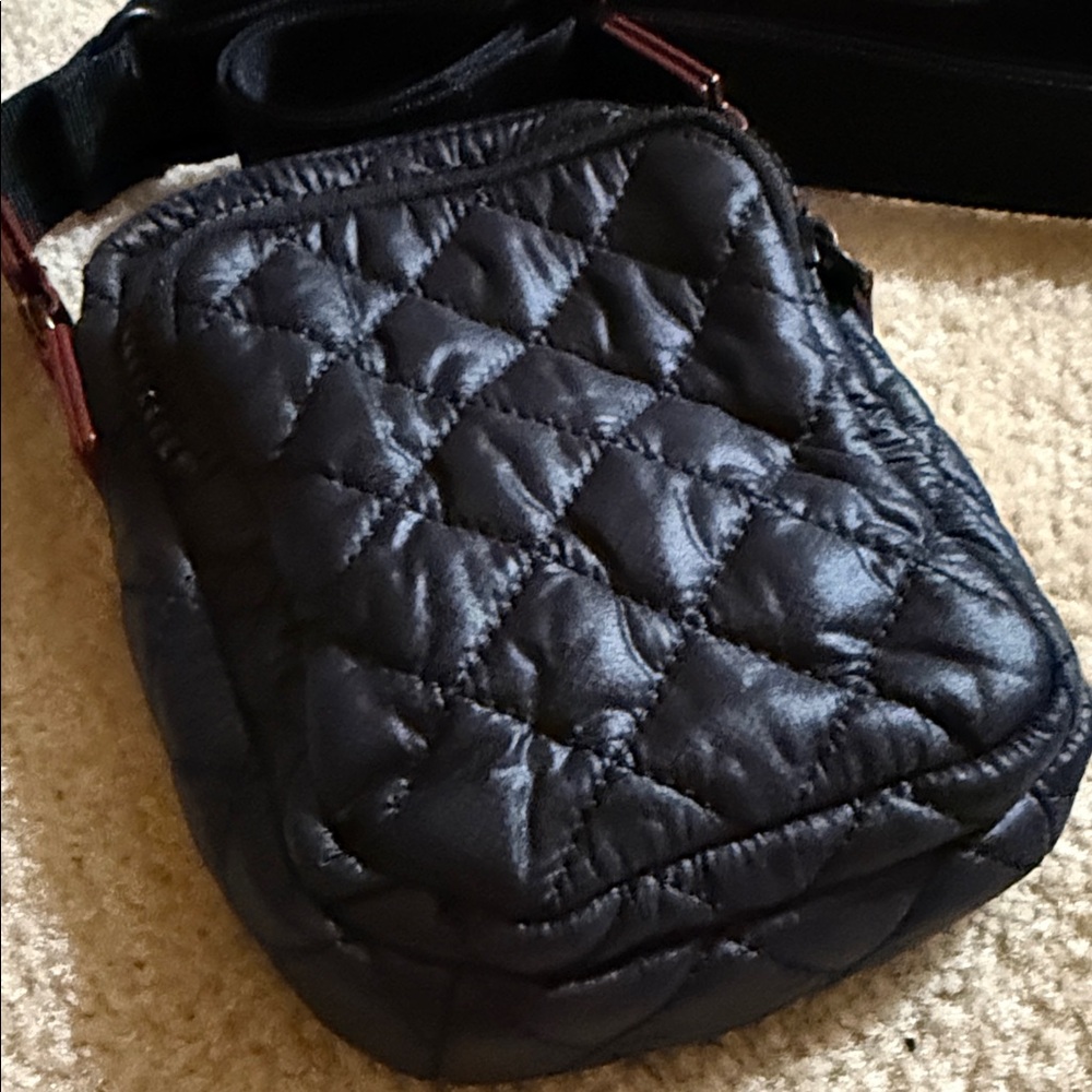 MZ Wallace Black Quilted Micro Metro Crossbody Bag - Picture 3 of 14